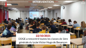 Lire la suite à propos de l’article Intervention au lycée Victor Hugo – 22 octobre 2021